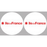 l'île de France (2fois 10cm) - Sticker/autocollant
