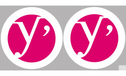 les Yvelines (2fois 10cm) - Sticker/autocollant