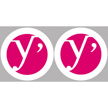 les Yvelines (2fois 10cm) - Sticker/autocollant