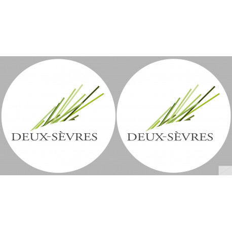les Deux-Sèvres (2fois 10cm) - Sticker/autocollant