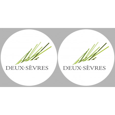 les Deux-Sèvres (2fois 10cm) - Sticker/autocollant