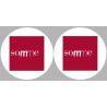 la Somme (2fois 10cm) - Sticker/autocollant