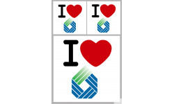 le Tarn (1fois 10cm 2fois 5cm) - Sticker/autocollant