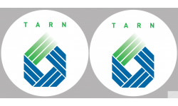 le Tarn (2fois 10cm) - Sticker/autocollant