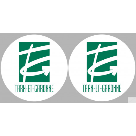 le Tarn et Garonne (2fois 10cm) - Sticker/autocollant le Tarn et Garonne (2fois 10cm) - Sticker/autocollant