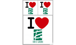 le Tarn et Garonne (1fois 10cm 2fois 5cm) - Sticker/autocollant