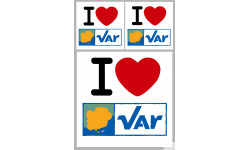 le Var (1fois 10cm 2fois 5cm) - Sticker/autocollant