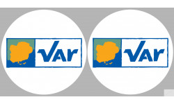 Département 83 le Var (2 fois 10cm) - Sticker/autocollant