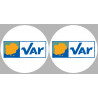 le Var (2fois 10cm) - Sticker/autocollant