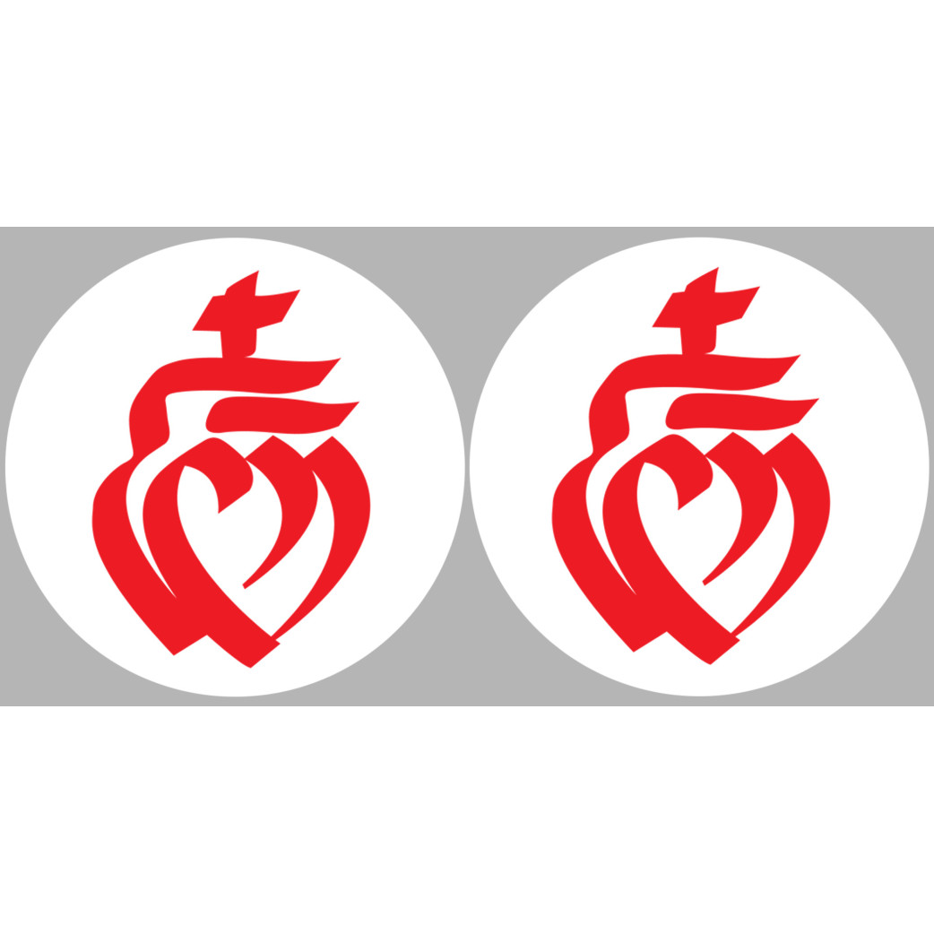 la Vendée (2fois 10cm) - Sticker/autocollant