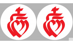 la Vendée (2fois 10cm) - Sticker/autocollant