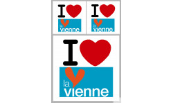 la Vienne (1fois 10cm 2fois 5cm) - Sticker/autocollant