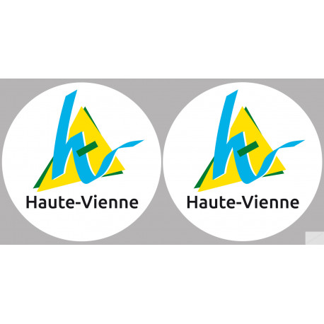 la Haute-Vienne (2fois 10cm) - Sticker/autocollant