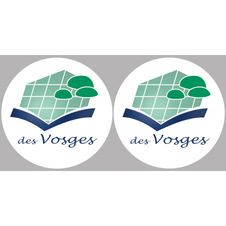 Département 88 les Vosges (2 fois 10cm) - Sticker/autocollant