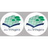 les Vosges (2fois 10cm) - Sticker/autocollant