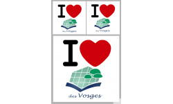 les Vosges (1fois 10cm 2fois 5cm) - Sticker/autocollant
