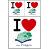 Département 88 les Vosges (1fois 10cm 2fois 5cm) - Sticker/autocollant