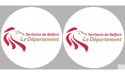 Territoire de Belfort (2fois 10cm) - Sticker/autocollant
