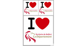 Territoire de Belfort (1fois 10cm 2fois 5cm) - Sticker/autocollant
