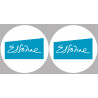 l'Essonne (2fois 10cm) - Sticker/autocollant
