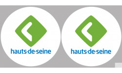 les Hauts-de-Seine (2fois 10cm) - Sticker/autocollant