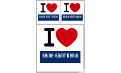 la Seine-Saint-Denis (1fois 10cm 2fois 5cm) - Sticker/autocollant