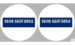 la Seine-Saint-Denis (2fois 10cm) - Sticker/autocollant