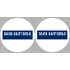 la Seine-Saint-Denis (2fois 10cm) - Sticker/autocollant