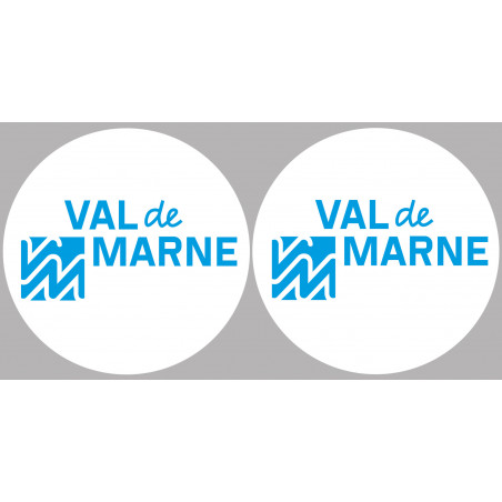 le Val de Marne (2fois 10cm) - Sticker/autocollant
