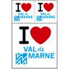 Département 94 le Val de Marne (1fois 10cm 2fois 5cm) - Sticker/autocollant