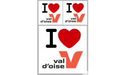 Département 95 le Val d'Oise (1fois 10cm 2fois 5cm) - Sticker/autocollant