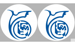 la Martinique (2fois 10cm) - Sticker/autocollant