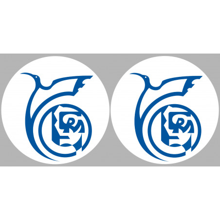 la Martinique (2fois 10cm) - Sticker/autocollant