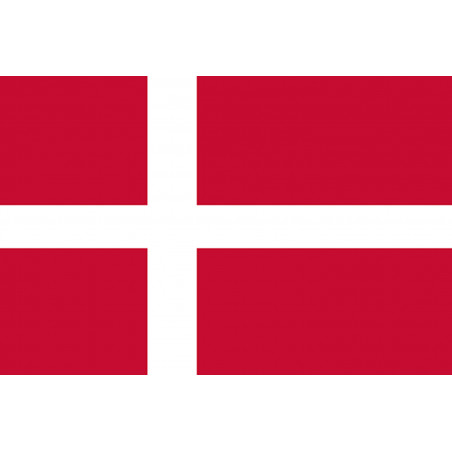 Drapeau Danemark (19.5x13cm) - Sticker/autocollant