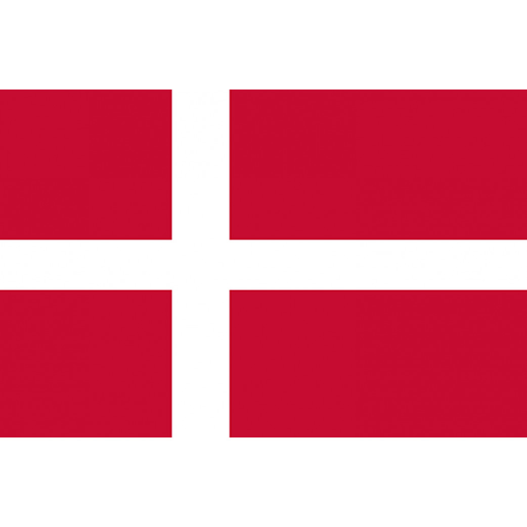 Drapeau Danemark (5x3.3cm) - Sticker/autocollant