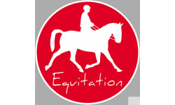 Équitation - 5cm - Sticker/autocollant