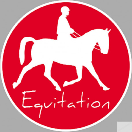 Équitation - 5cm - Sticker/autocollant