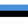 Drapeau Estonie (5x3.3cm) - Sticker/autocollant