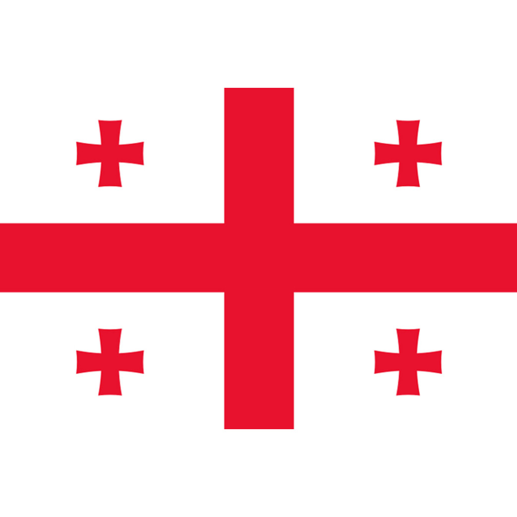 Drapeau Georgie (19.5x13cm) - Sticker/autocollant