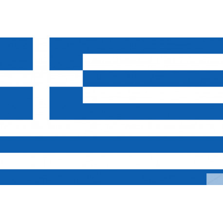 Drapeau Grèce (5x3.3cm) - Sticker/autocollant Drapeau Grèce (5x3.3cm) - Sticker/autocollant