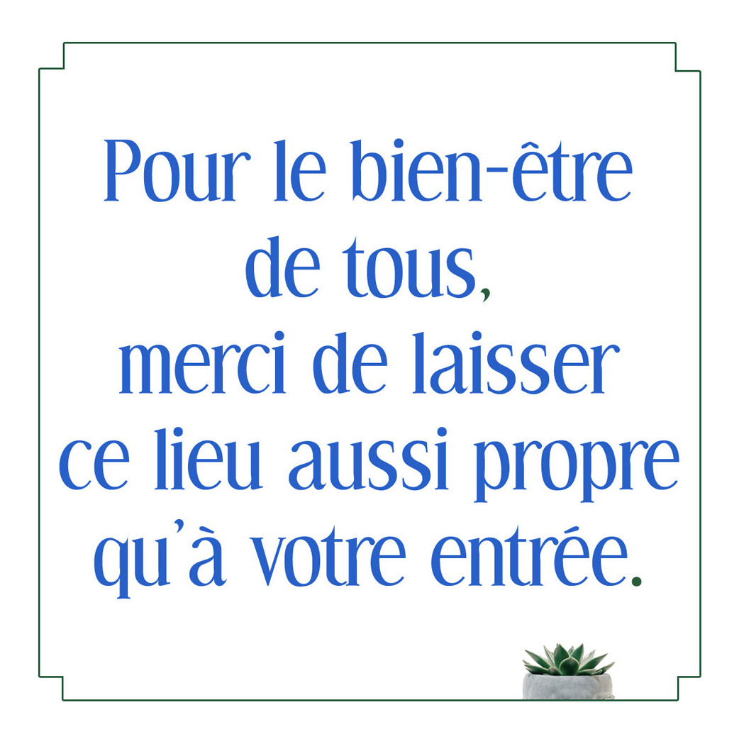 WC, toilette propreté (15x15cm) - Sticker/autocollant