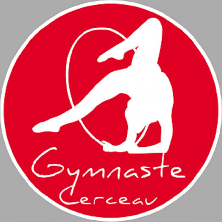 Gymnastique Cerceau - 10cm - Sticker/autocollant