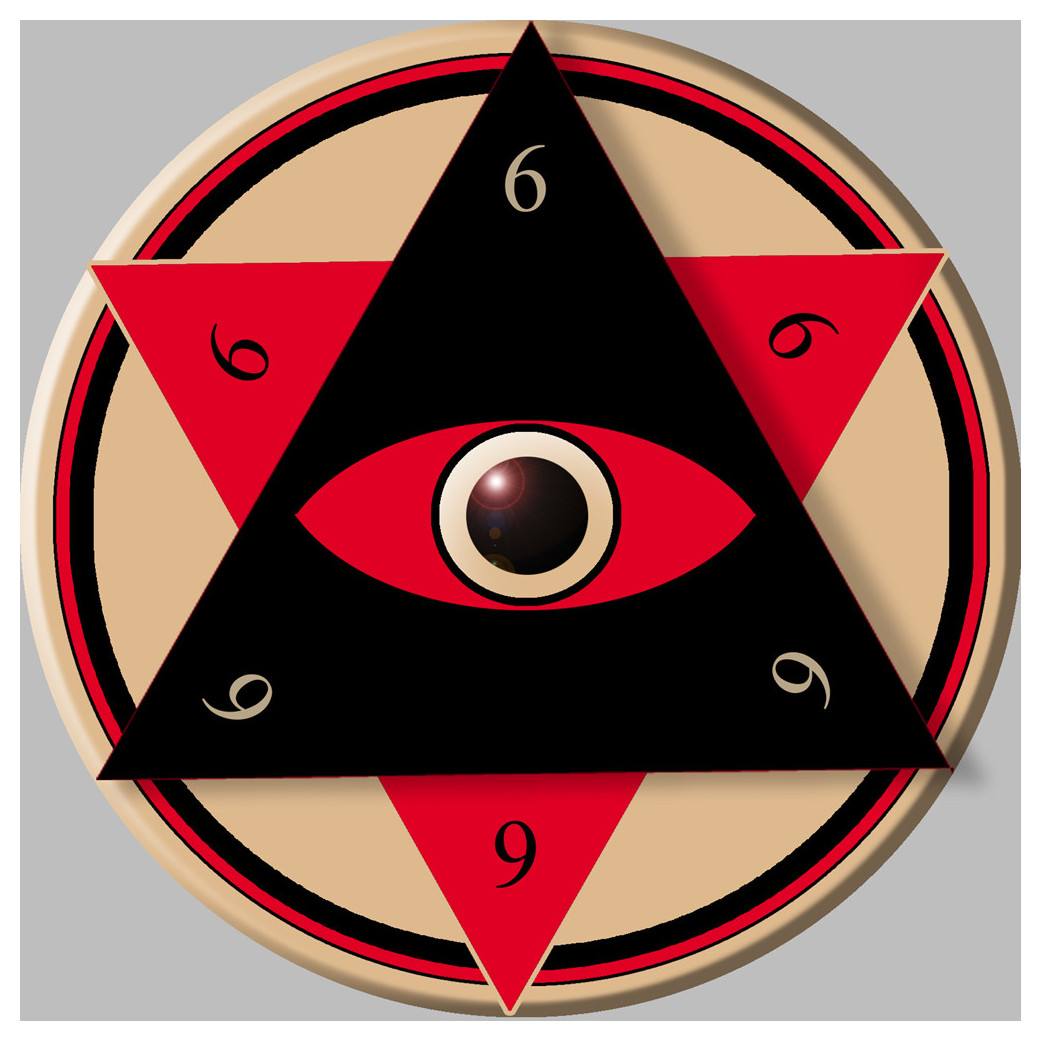 illuminati (20x20cm) - Sticker/autocollant