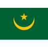 Drapeau Mauritanie (19.5x13cm) - Sticker/autocollant