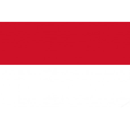 Drapeau Indonésie (15x10cm) - Sticker/autocollant