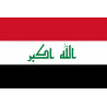 Drapeau Irak (5x3.3cm) - Sticker/autocollant