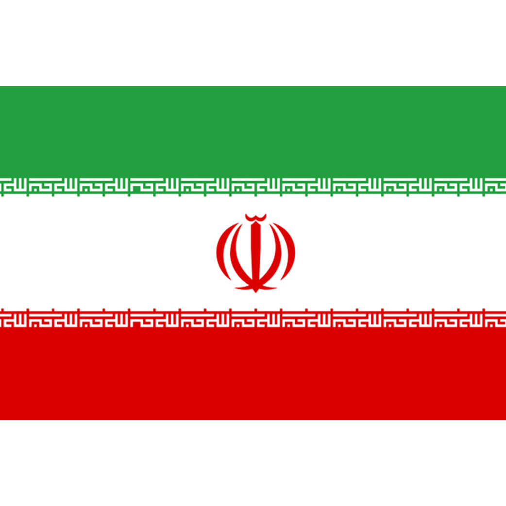 Drapeau Iran (19.5x13cm) - Sticker/autocollant