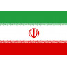 Drapeau Iran (19.5x13cm) - Sticker/autocollant