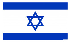 Drapeau Israel (5x3.3cm) - Sticker/autocollant