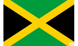 Drapeau Jamaïque (19.5x13cm) - Sticker/autocollant